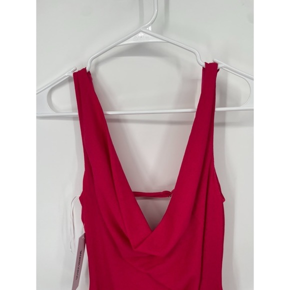 Princess Polly Killer Queen Mini Dress Womens 6 Tall Pink Cowl Neck Cocktail NWT - Picture 6 of 11